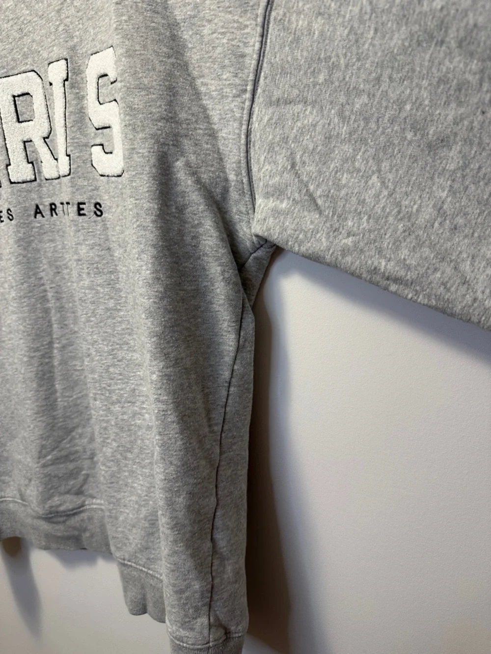 H&M Paris Graphic Oversized Long Length Crewneck Sweater - Picture 8 of 11